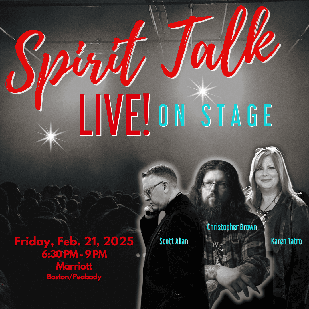 Spirit Talk Live! on Stage – 2/21/2024 at 7 PM – Peabody, MA